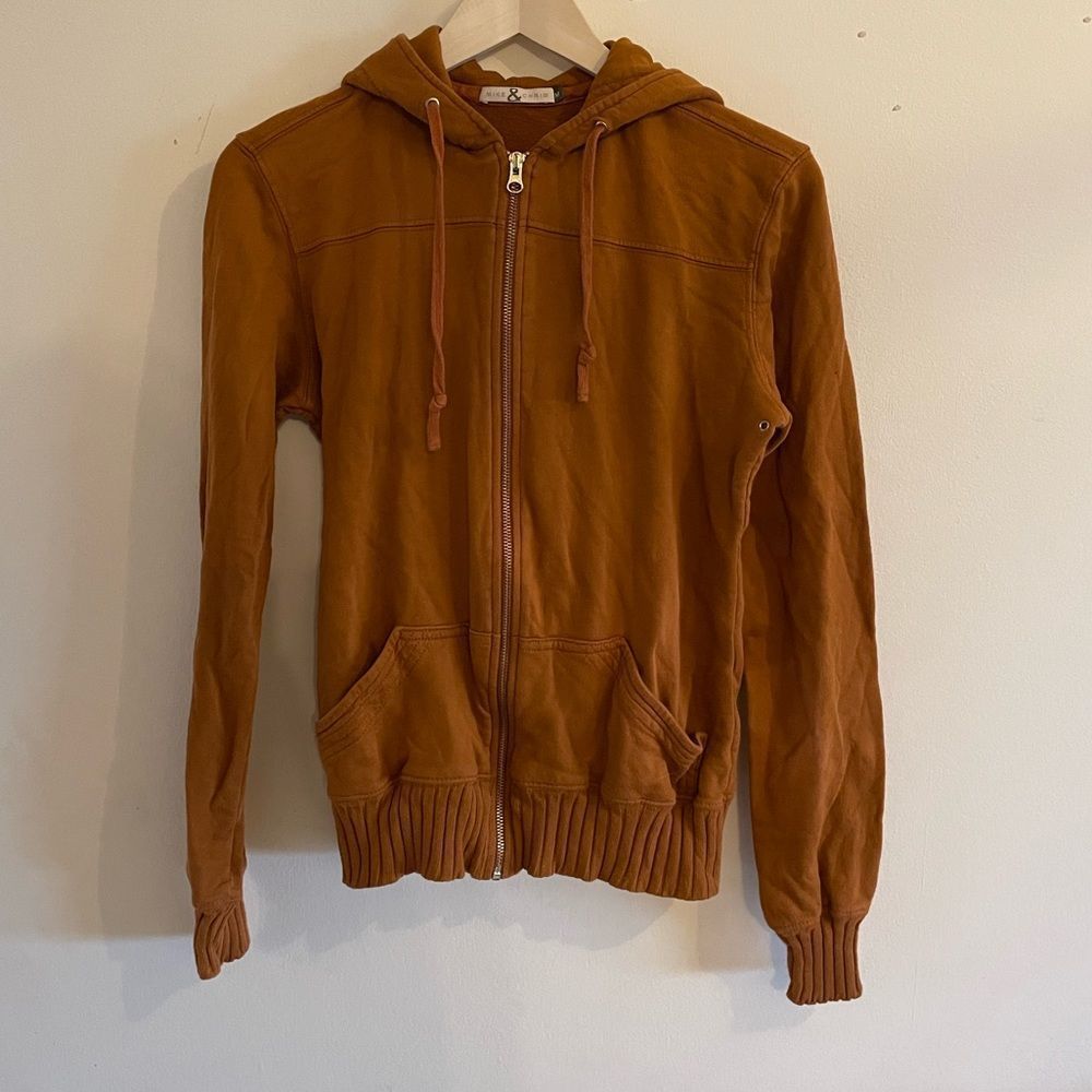 Mike & Chris Embroidered Pockets Fleece Hoodie